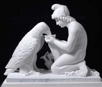 From the Thorvaldsen Collection - Ganymede and the Eagle